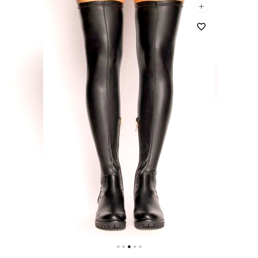 Stretch Thigh High Boots